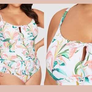 NEW $155‎ Artesands [ 16 A-D Cup ] April Spritz Degas One-Piece Swimsuit #7015